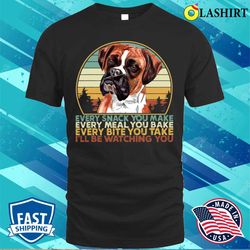 ill be watching for you boxer lover christmas boxers dog t-shirt - olashirt