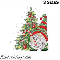 christmas gnome embroidery files, winter gnomes machine embroidery files, christmas gnomes embroidery design