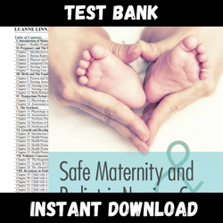 all chapters safe maternity and pediatric nursing care 1st edition by palmer test bank