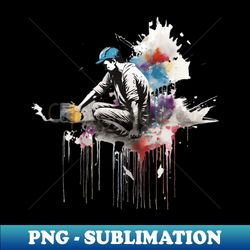 street canvas at work - signature sublimation png file - create with confidence