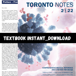 textbook for toronto , essential med notes 2022: clinical complement and resource for medical tra pdf | instant download