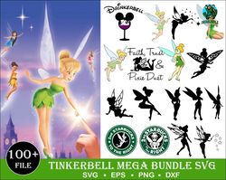 tinkerbell svg 100- instant download