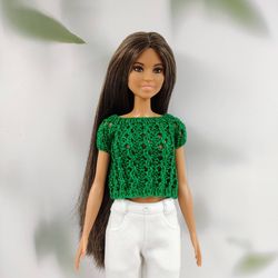 barbie doll clothes 6 colors sweater