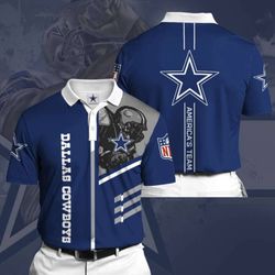 custom dallas cowboys 27 polo shirt: personalized fan gear for true fans