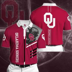 stylish custom oklahoma sooners polo shirt shop at 61 design for a personalized look