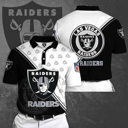 custom las vegas raiders polo shirt: personalized nfl fan gear