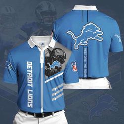 custom detroit lions polo shirt: personalized 28 jersey for true fans - show team spirit!