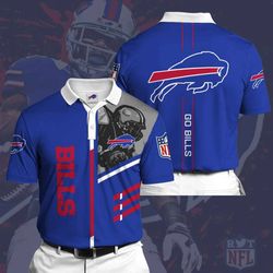 personalized buffalo bills polo shirt: custom nfl 15 merchandise - showcase team pride!