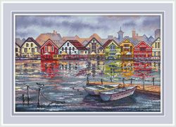 norway cross stitch pattern home sweet home cross stitch pattern home cross stitch pattern landscape cross stitch patter