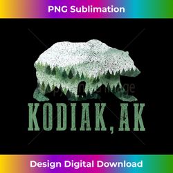 kodiak alaska grizzly bear nature hiking camping h - contemporary png sublimation design - chic, bold, and uncompromising