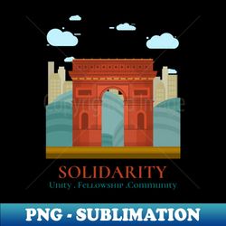 solidarity - trendy sublimation digital download - perfect for creative projects