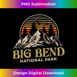 Big Bend National Park Brewster Texas US Vin - Crafted Sublimation Digital Download - Animate Your Creative Concepts
