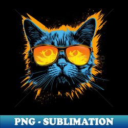 urban cat elegance creative urban art vibe - elegant sublimation png download - create with confidence