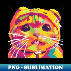 adorable cat - png transparent sublimation file - enhance your apparel with stunning detail