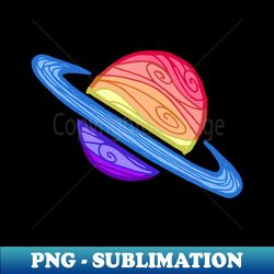 lgbtqia xenogender pride flag planet - sublimation-ready png file - add a festive touch to every day