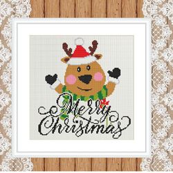 merry christmas deer joy new year christmas holiday gift