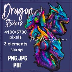 dragon png, dragon stickers, dragon stickers png, rainbow dragons png, rainbow dragons new year,  dragons new year png