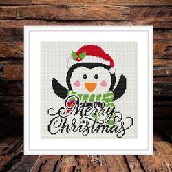 merry christmas penguin joy new year christmas holiday gift