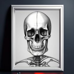 printable skeleton wall art / gallery wall decor