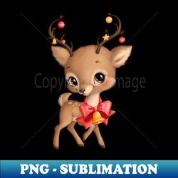 christmas deer 1 - digital sublimation download file - stunning sublimation graphics