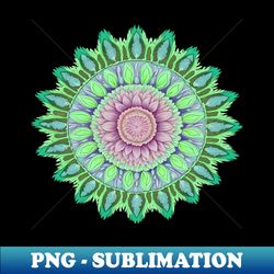 abstract circle pattern with floral elements 4 - artistic sublimation digital file - instantly transform your sublimation projects