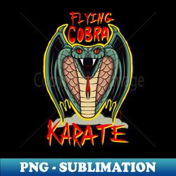 flying cobra karate - aesthetic sublimation digital file - bold & eye-catching