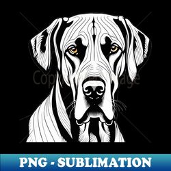 great dane cutout - artistic sublimation digital file - perfect for sublimation mastery