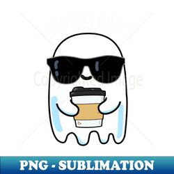 morning broo funny ghost coffee pun - premium png sublimation file - add a festive touch to every day