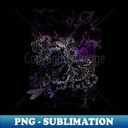 celestial maidens in amethyst - professional sublimation digital download - unleash your inner rebellion