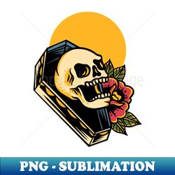 skull casket design - premium sublimation digital download - revolutionize your designs