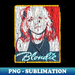 blondie vintage poster - png transparent digital download file for sublimation - defying the norms