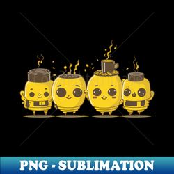 funny coffee gang - decorative sublimation png file - unleash your creativity