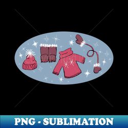winter weather snow lover gear cartoon illustration - unique sublimation png download - vibrant and eye-catching typography