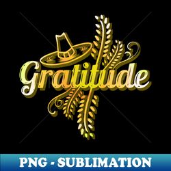 wheat ear pilgrims hat gratitude thanksgiving - premium sublimation digital download - transform your sublimation creations