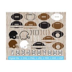 american football svg football cutting file football silhouette football file for cricut football clipart monogram frames super bowl helmet