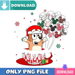 bingo christmas balloon png perfect sublimation design