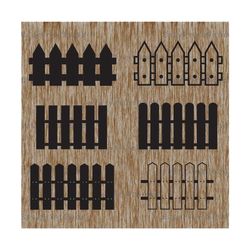 fence svg wooden fence fence picket fence clipart fence cricut digital clipart for design clip art svg png jpg esp dxf file cut file