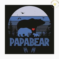 papa bear svg, family svg, papa svg, bear svg, papa bear svg, father svg, daddy svg, papa lover, papa gift, bear lover,