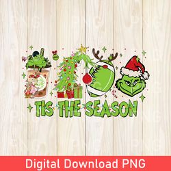 vintage grinch coffee christmas png, grinchmas png, coffee lover png, funny christmas png, grinch gift png, coffee gift