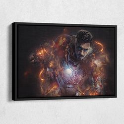 iron man poster avengers endgame canvas wall art home decor framed poster print.jpg