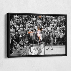 kawhi leonard buzzer beater toronto raptors canvas wall art home decor framed poster print.jpg