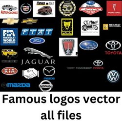 famous logo vector zip file t-shirt svg design, cap svg design , svg sticker