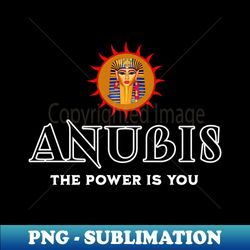 anubis egyptian mythical god motivation - png sublimation digital download - perfect for sublimation mastery