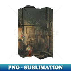 Abandoned Flower Shop - Dreamcore Diffusion - Artistic Sublimation Digital File - Boost Your Success With This Inspirational Png Download