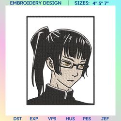 anime embroidery, anime embroidery files, sorcerer embroidery, hero embroidery, embroidery designs, instant download, format exp, dst, jef, pes,