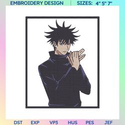 anime embroidery, format exp, dst, jef, pes, embroidery patterns, anime embroidery files, sorcerer embroidery, hero embroidery, instant download,