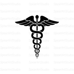 caduceus svg, medical symbol svg, md svg