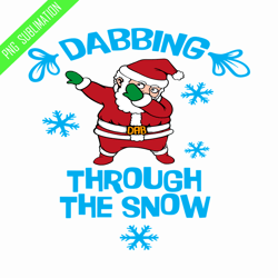 dabbing through the snow png