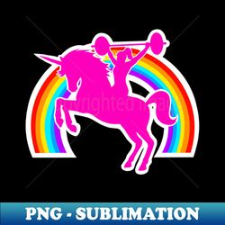 barbell girl barbell unicorn gym girl - png transparent sublimation file - instantly transform your sublimation projects