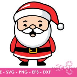 christmas santa claus svg cut files, digital download digital files